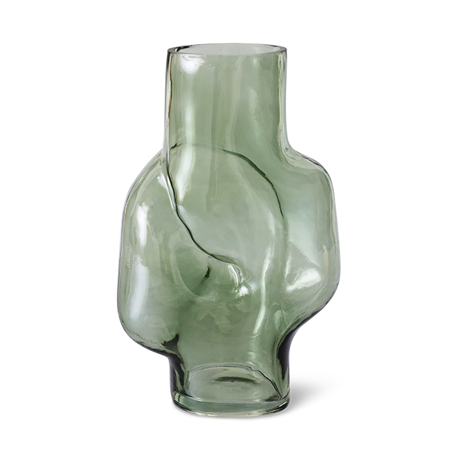 Bilde av HKliving Gleam vase high Olive