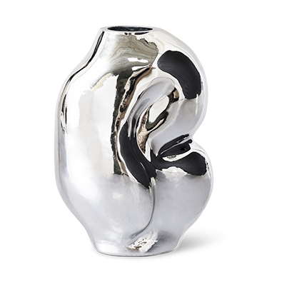 Bilde av HKliving Gleam vase small Chrome