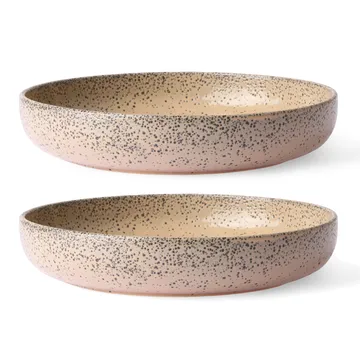 Gradient dyp tallerken Ø21,5 cm 2-stk. - Taupe - HKliving