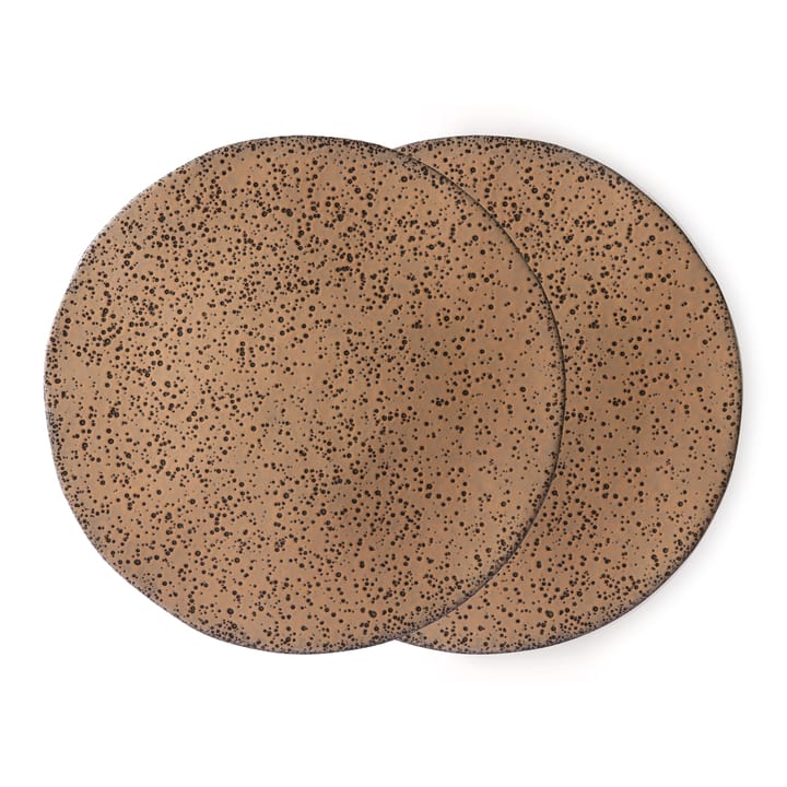 Gradient tallerken 22,5 cm 2 stk - Taupe (brun) - HKliving