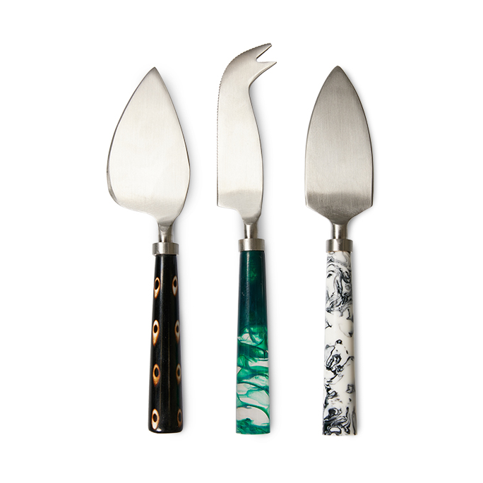 HKliving HK Living ostekniver 3 deler Coast | Skandinavisk Design | Ostekniver | Multi