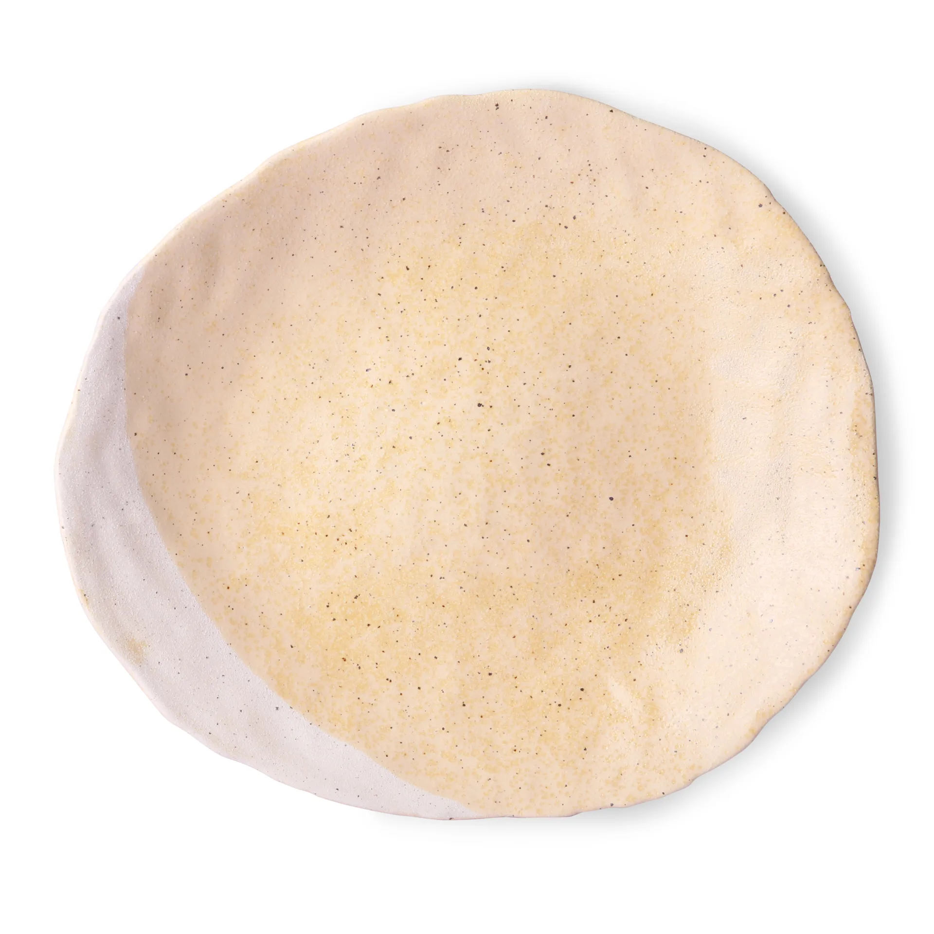HKliving dekorasjonstallerken 34,5x38 cm, Cream-white HKliving