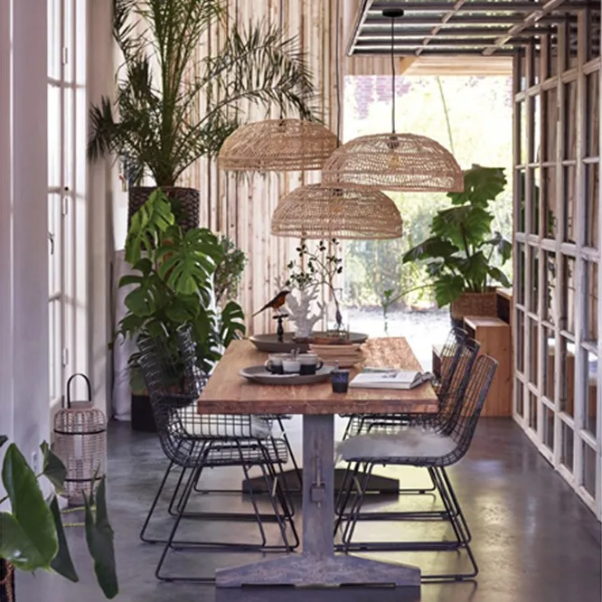 HKliving platt kurvlampe, natur HKliving