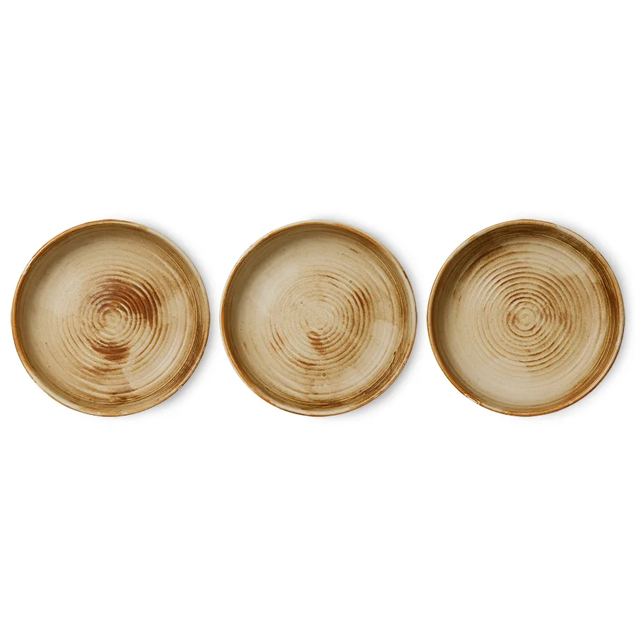 Home Chef dyp tallerken large Ø21,5 cm, Rustic cream-brown HKliving