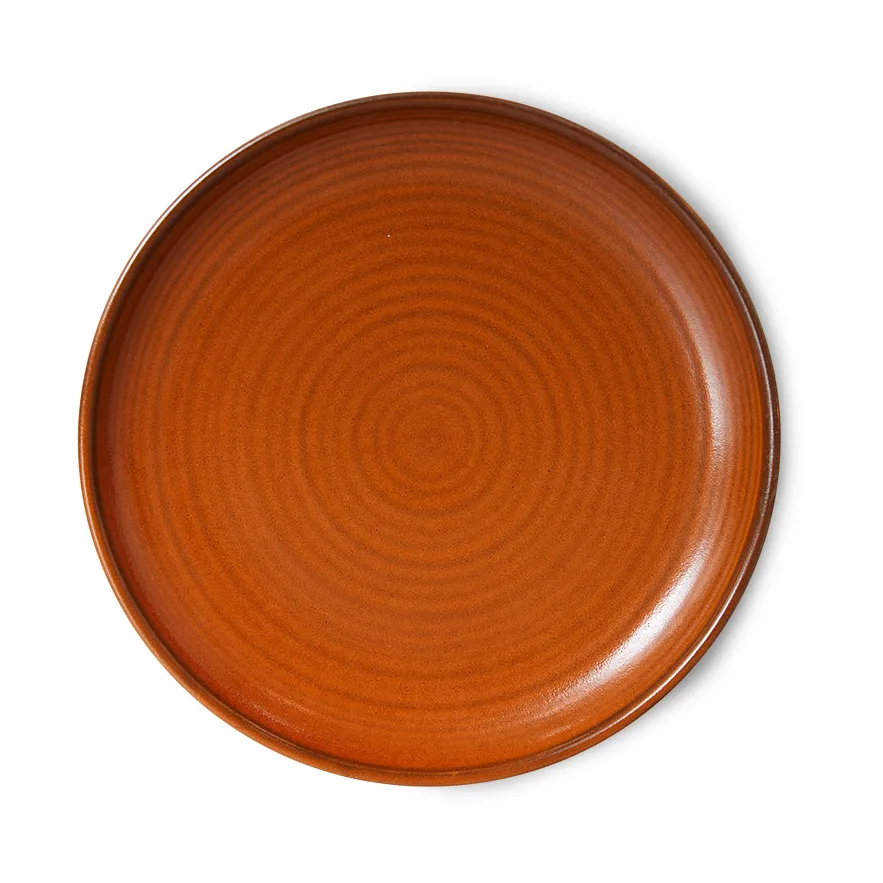 Home Chef side plate assiett Ø20 cm, Burned orange HKliving