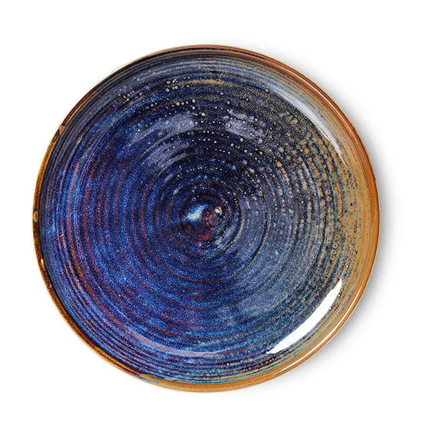 Home Chef side plate assiett Ø20 cm, Rustic blue HKliving