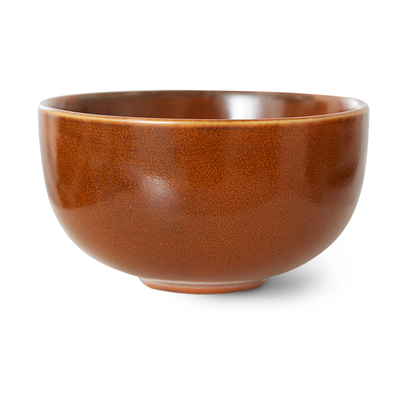 HKliving Home Chef skål 10,7 cm Burned orange | Skandinavisk Design | Frokostskåler | Brun