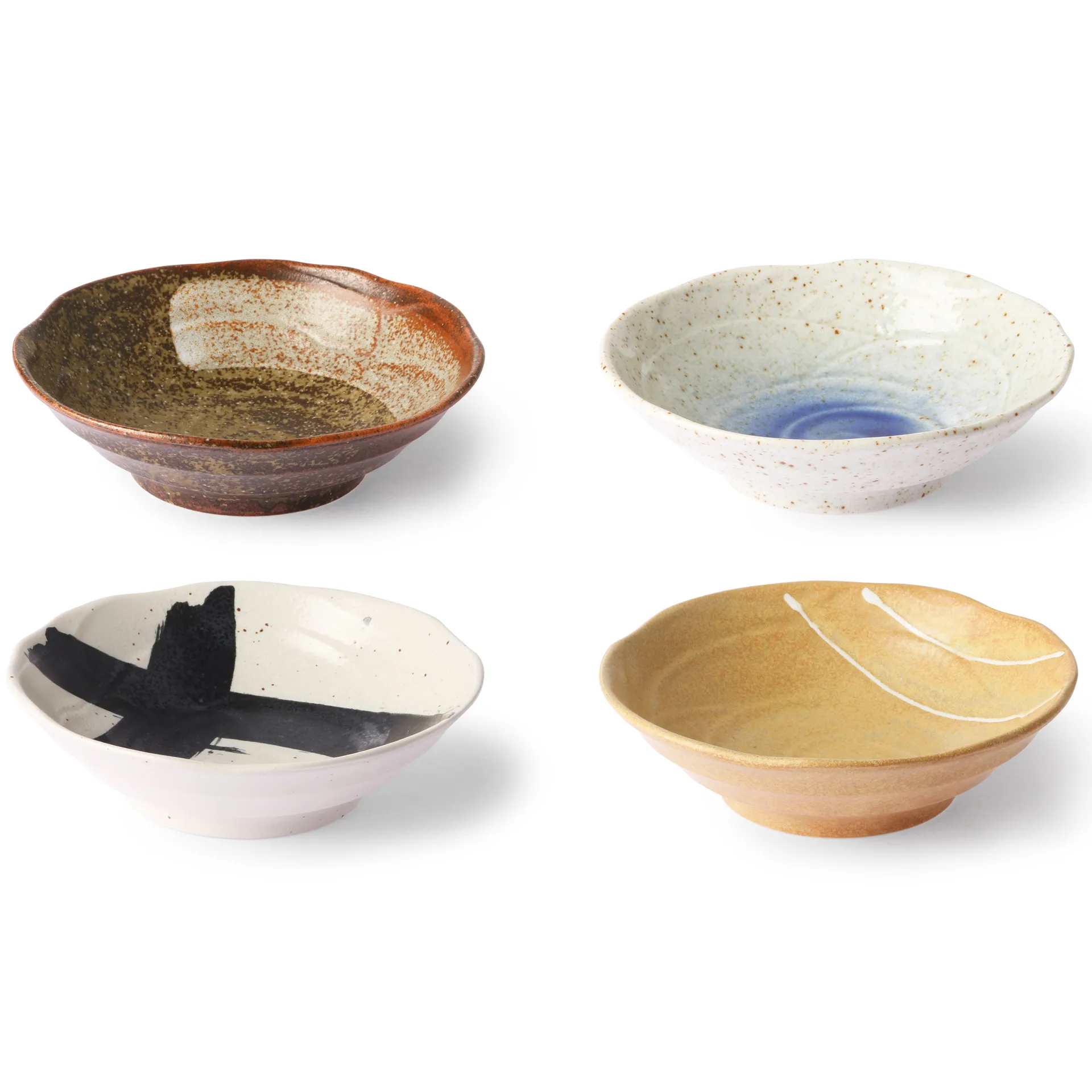 Kyoto skål Ø16,5 cm 4 deler, Multi HKliving