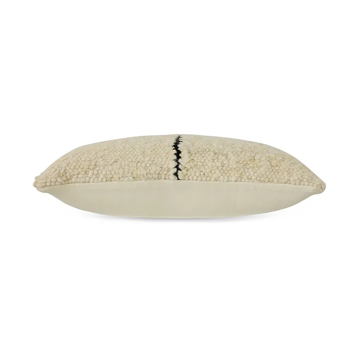 Natural wool stripete pute 30x50 cm, White HKliving