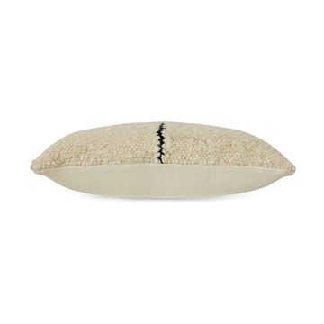 Natural wool stripete pute 30x50 cm - White - HKliving