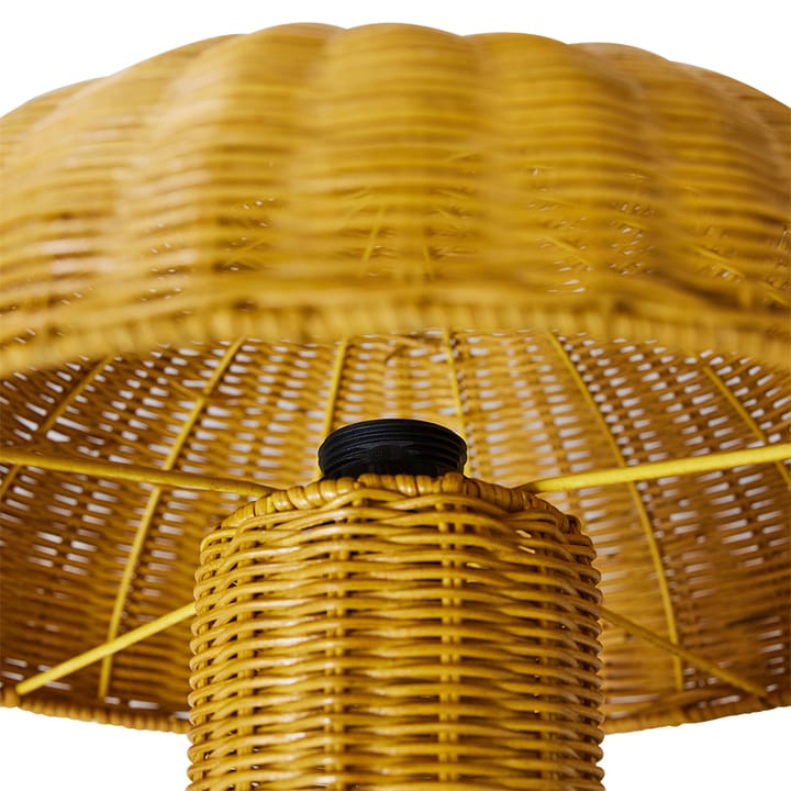 Rattan bordlampe - Mustard - HKliving