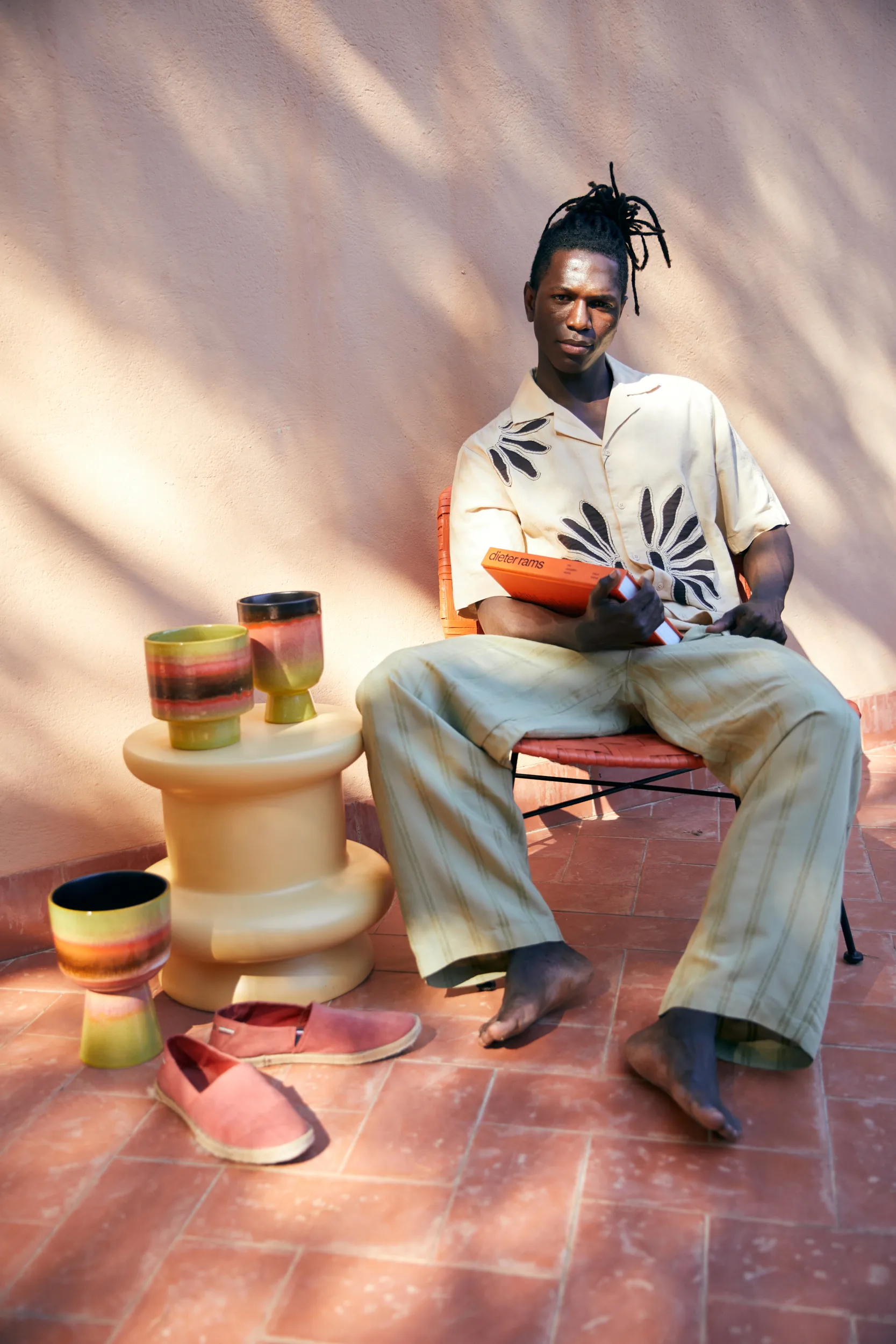 Retro blomsterpotte Ø13 cm, Fig HKliving