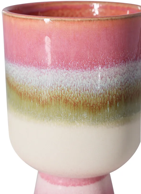 Retro blomsterpotte Ø13 cm, Rosefield HKliving