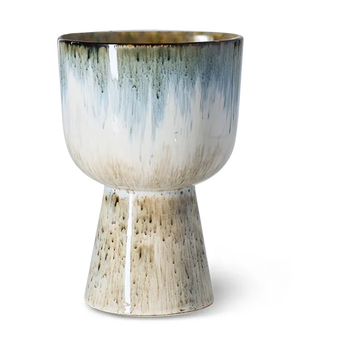 Retro blomsterpotte Ø16,5 cm, Glacier HKliving