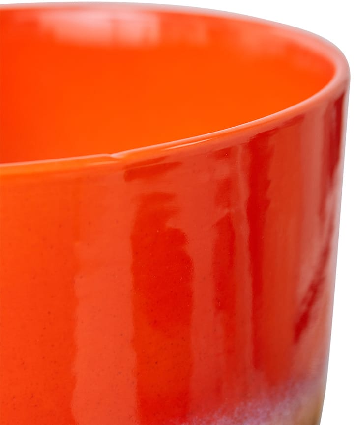 Retro blomsterpotte Ø20,5 cm, Cherry red HKliving