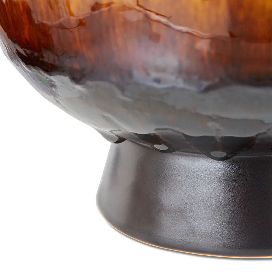 Retro blomsterpotte Ø20,5 cm, Cherry red HKliving