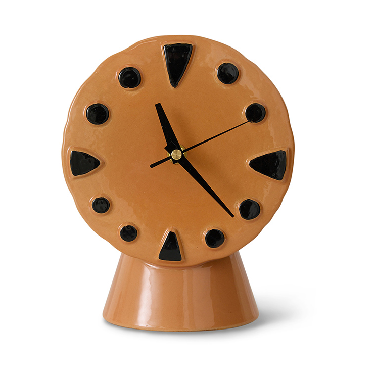 HKliving Retro keramikkklokke 20,8 cm Peach