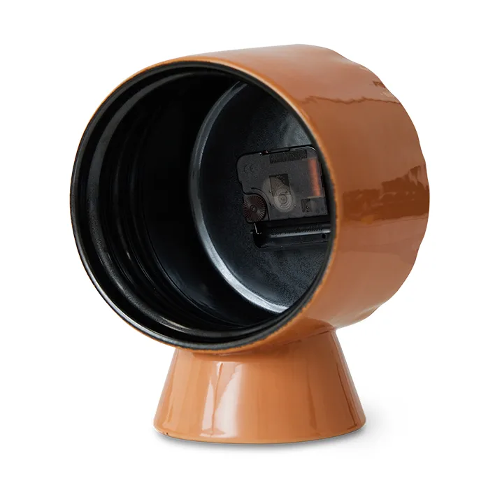 Retro keramikkklokke 20,8 cm, Peach HKliving