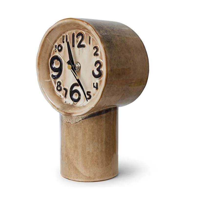 Retro keramikkklokke 23,5 cm, Cream HKliving