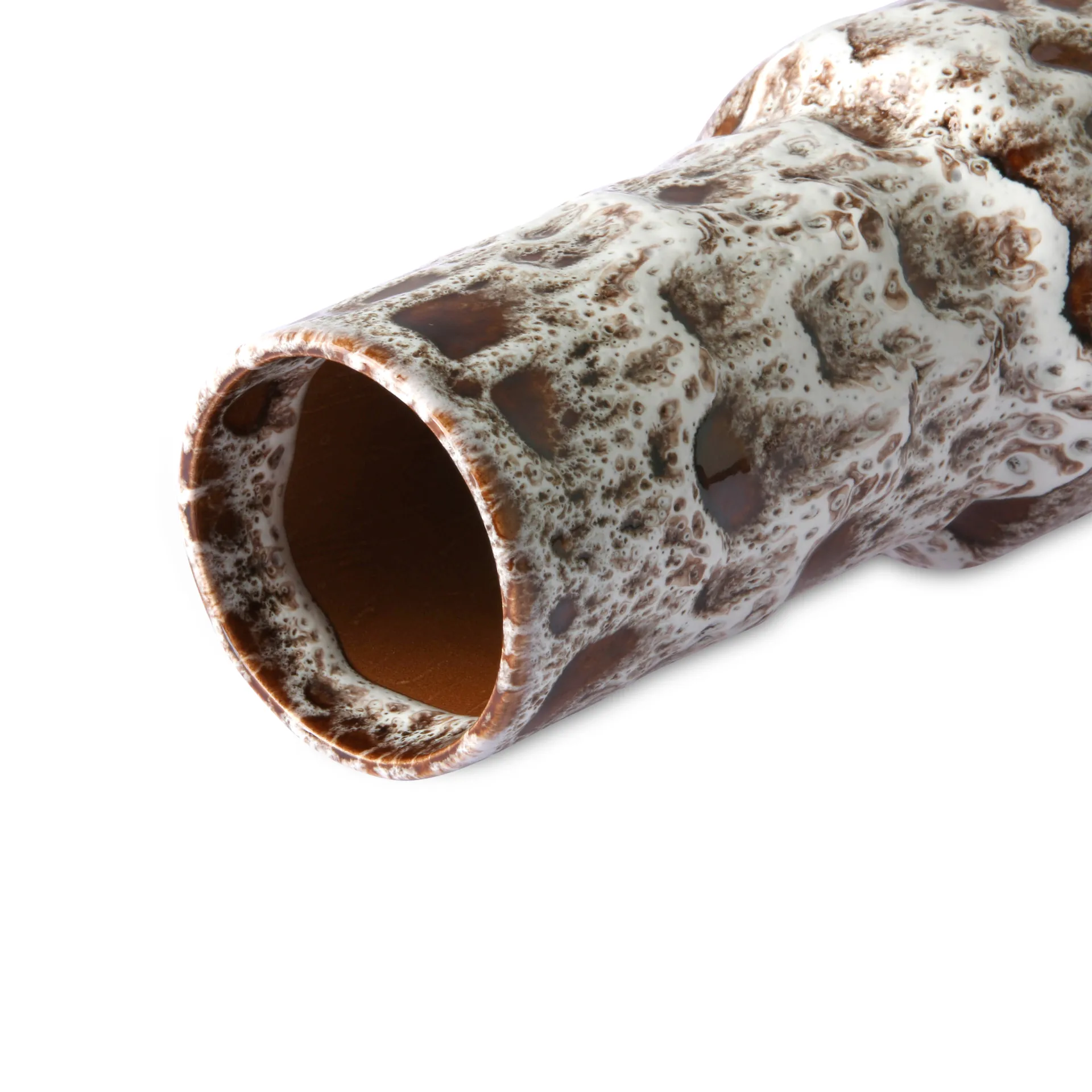 Retro vase 20,5 cm, Lava white HKliving