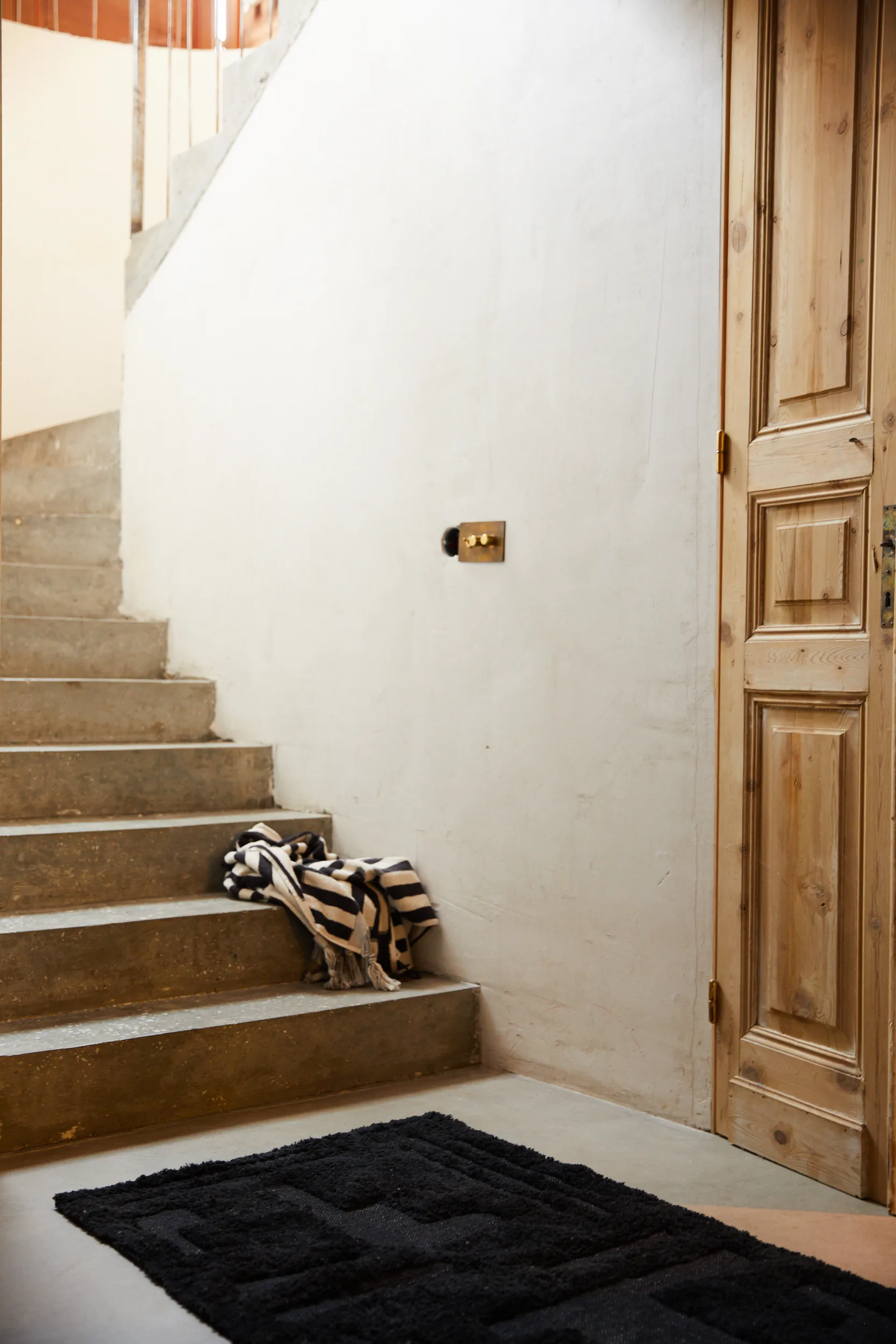 Simplicity baderomsmatte 70x120 cm, Black HKliving