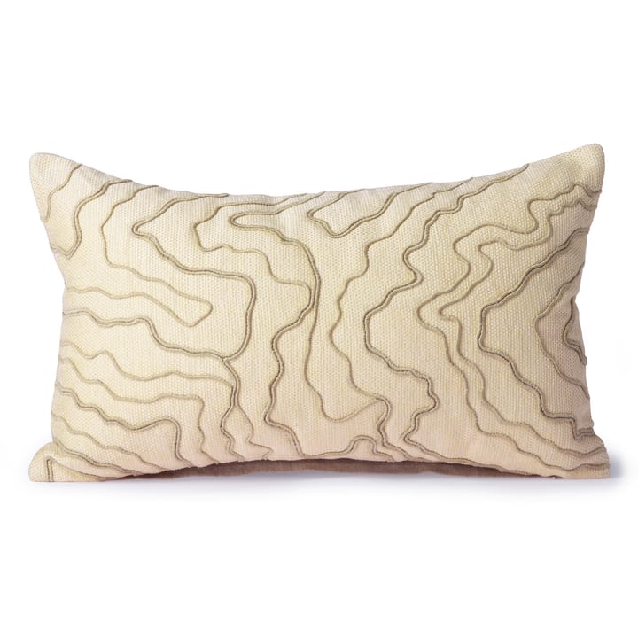 Stitched lines pute 30x50 cm, Cream-natural HKliving