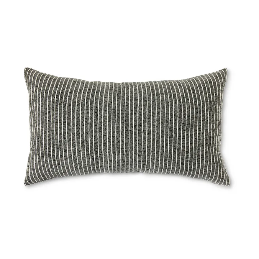 Striped monochrome pute 40x70 cm, Grey HKliving