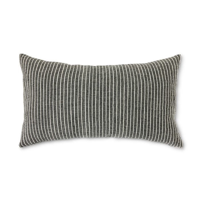 Striped monochrome pute 40x70 cm - Grey - HKliving