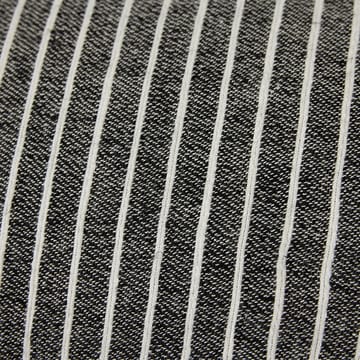 Striped monochrome pute 40x70 cm - Grey - HKliving