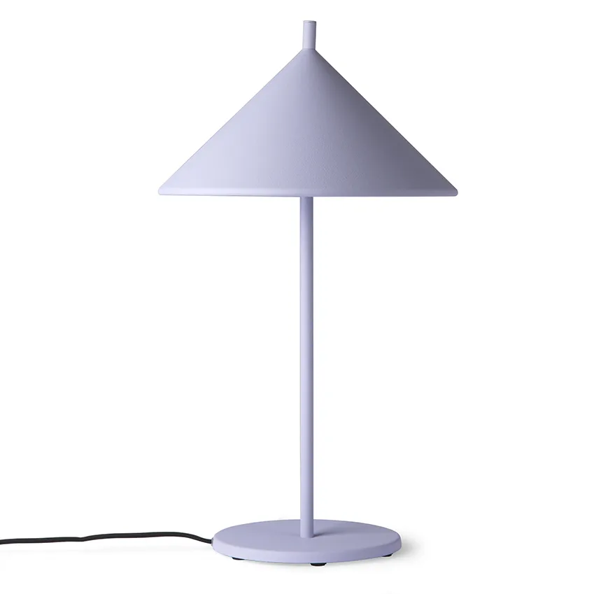 Triangle bordlampe, Matt lilla HKliving