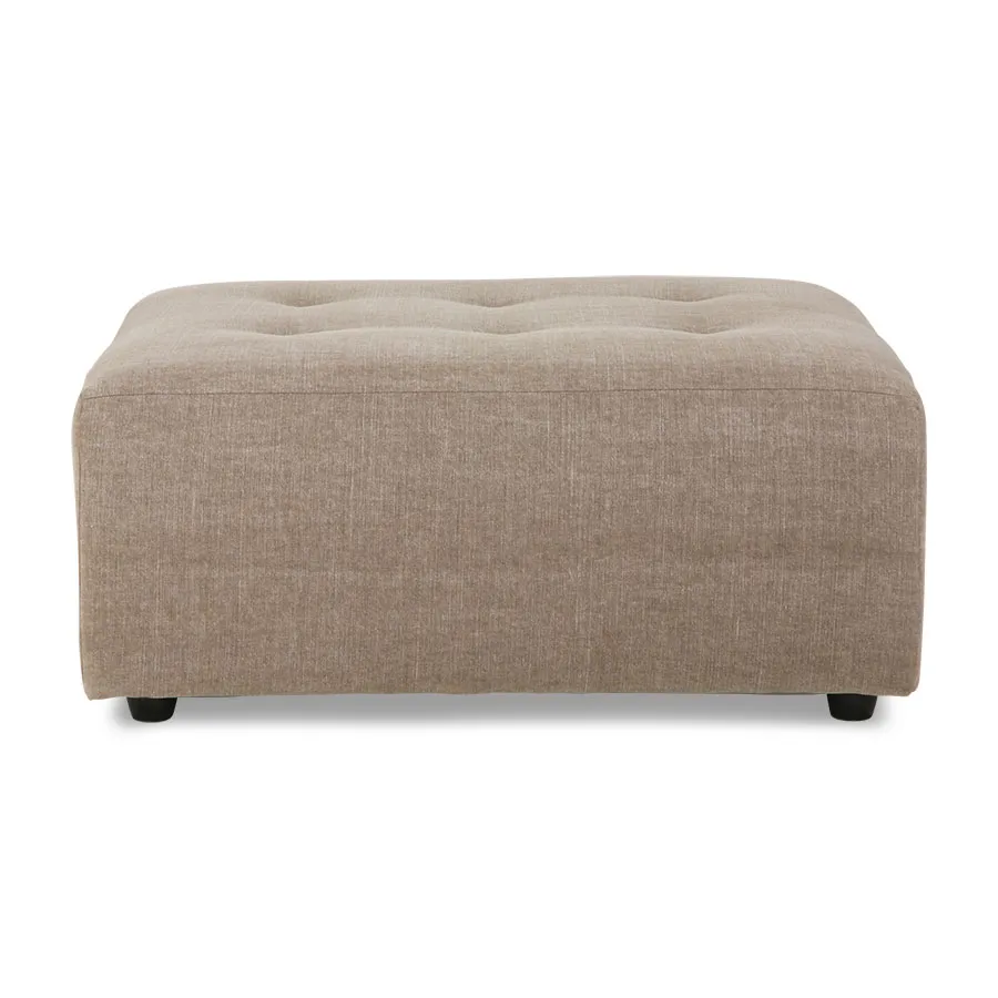 Vint sofamodul fotskammel 94x43 cm, Taupe HKliving