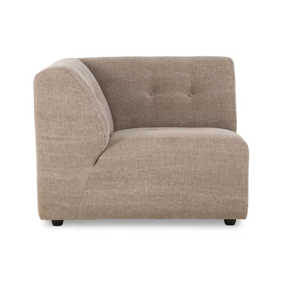 Vint sofamodul venstre Hjørne 94x74 cm, Taupe HKliving