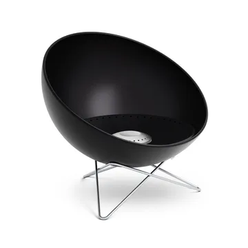 BOWL 57 ildsted - Svart-sølv, stjernestativ - Höfats