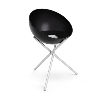 BOWL 70 peis - Svart-sølv, tripodstativ - Höfats