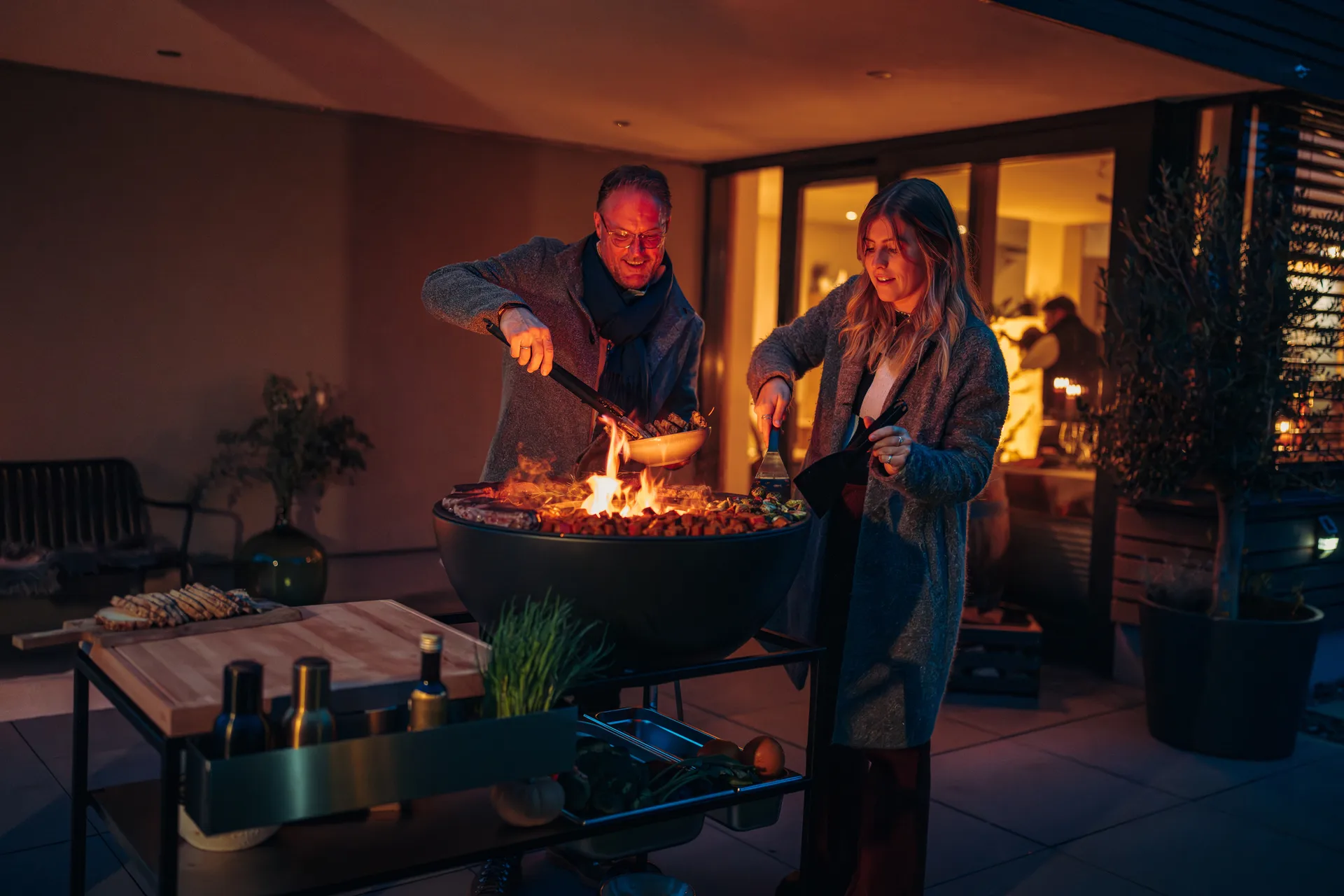 FIRE KITCHEN utekjøkken, Svart Höfats