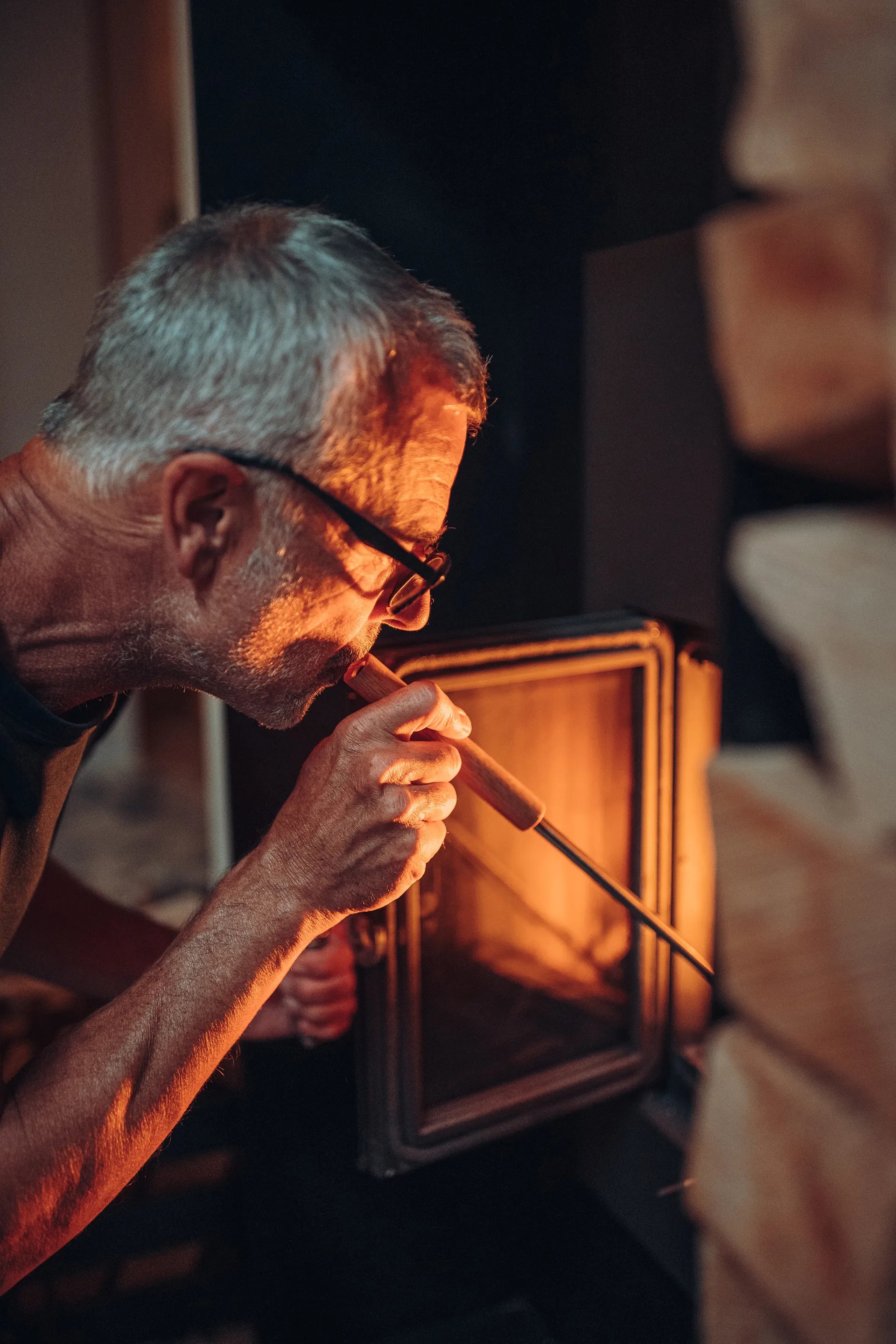 Höfats ildredskapssett, Rustfritt stål-boks, 3 deler Höfats