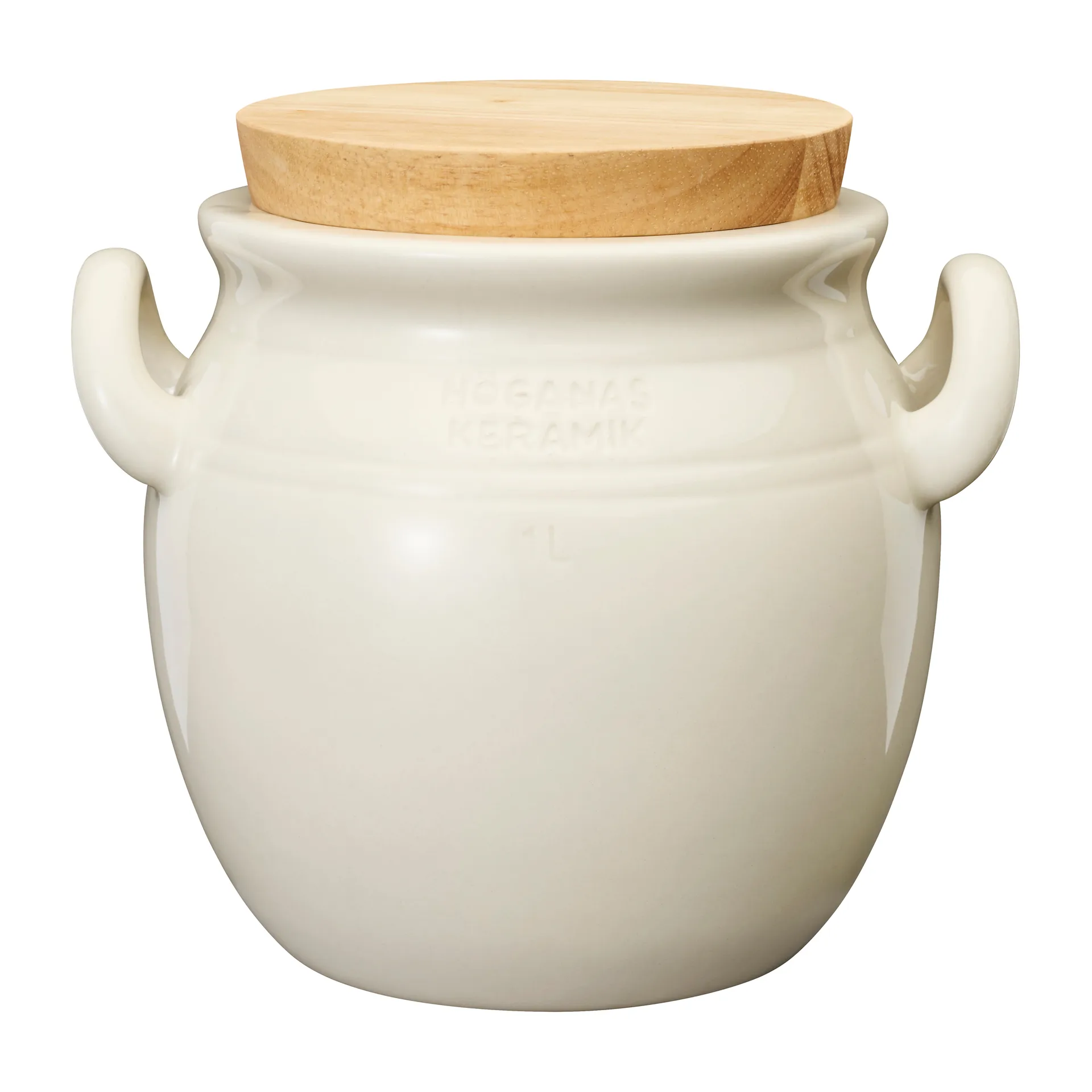 Höganäs Keramik krus 1 l, Sand Höganäs Keramik