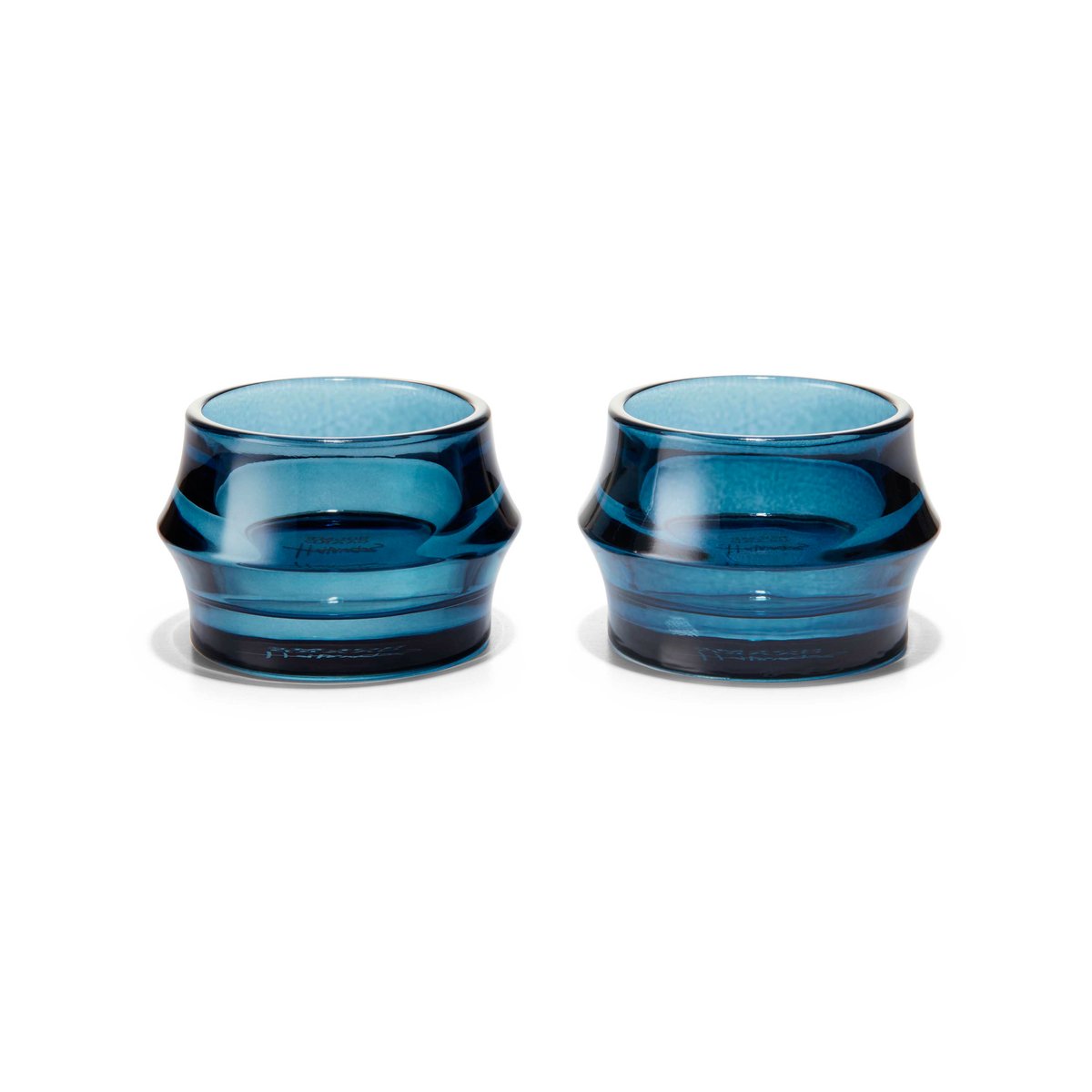 Holmegaard Arc lykt 5 cm 2-pack Mørkeblå