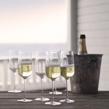Bouquet champagneglass 6-pakn. 29 cl - Holmegaard