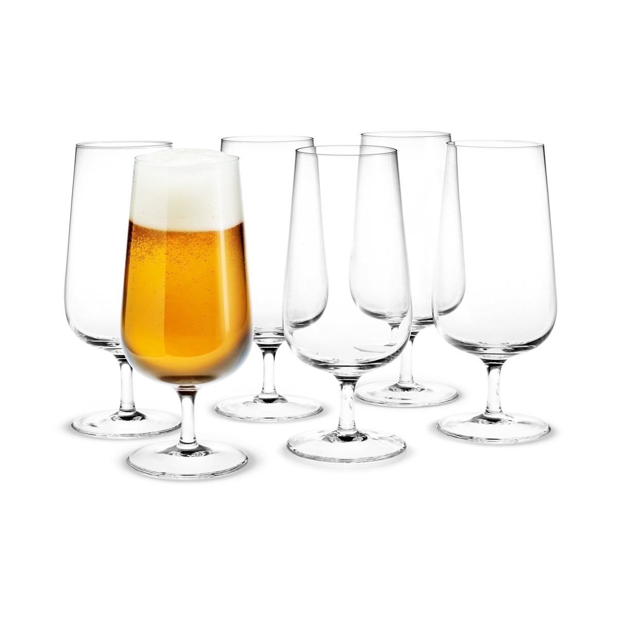 Holmegaard Bouquet lglass 6-pakk 53 cl 53 cl | Skandinavisk Design | Ølglass | Gjennomsiktig