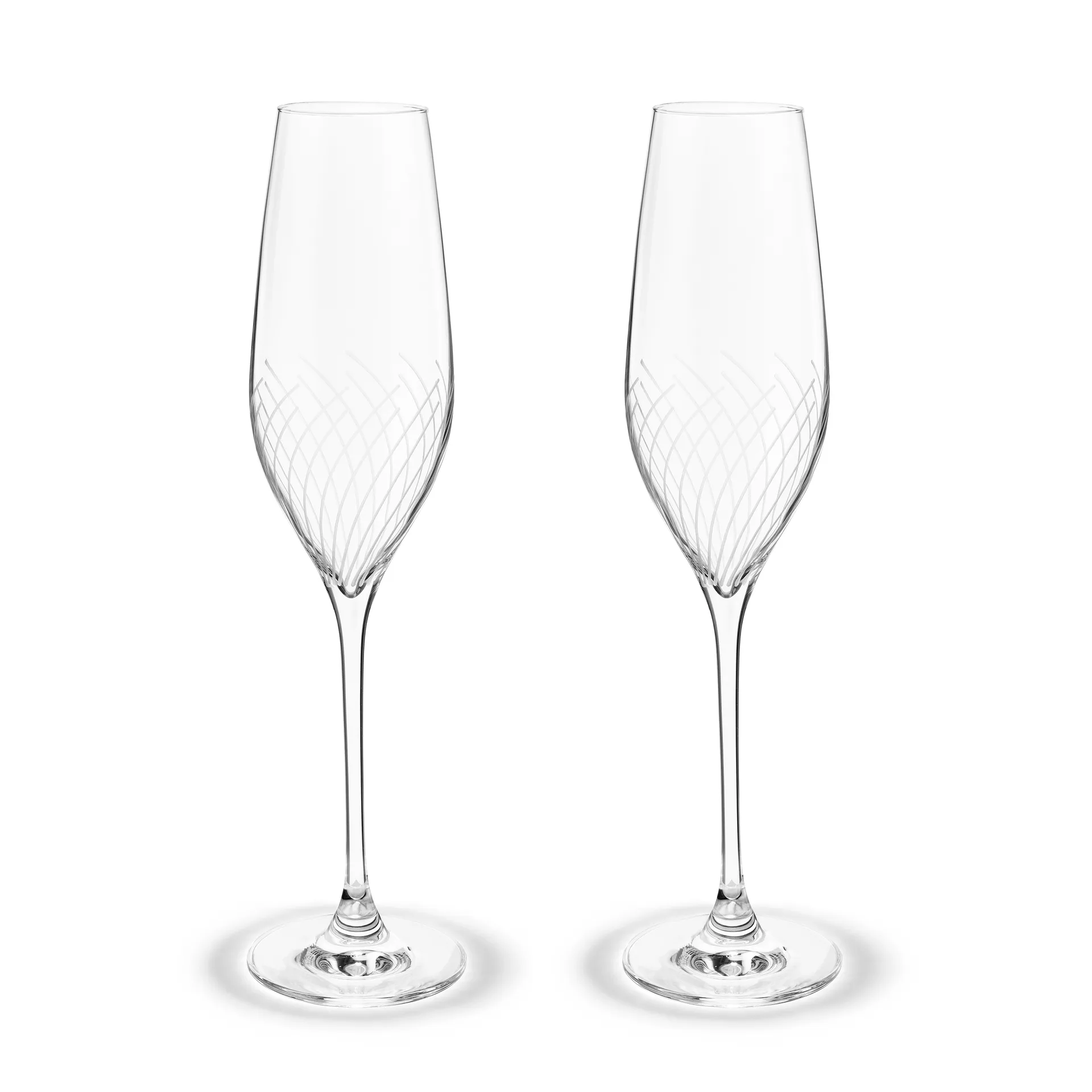 Cabernet Lines champagneglass 29 cl 2-pakning, Klar Holmegaard
