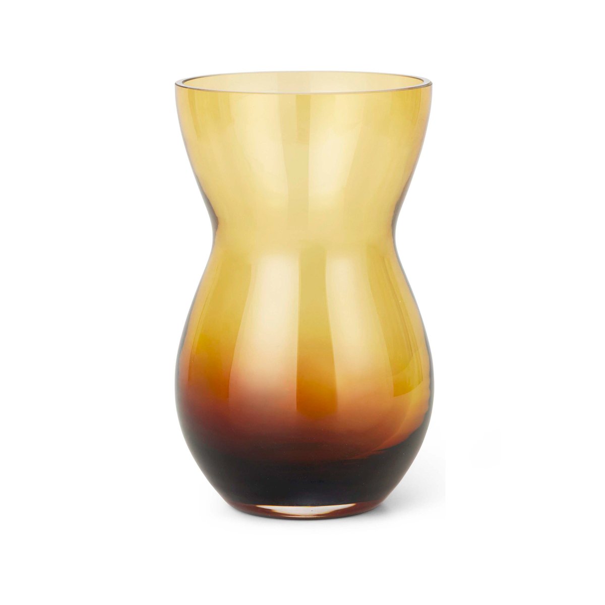 Bilde av Holmegaard Calabas vase 21 cm Duo burgundy-amber