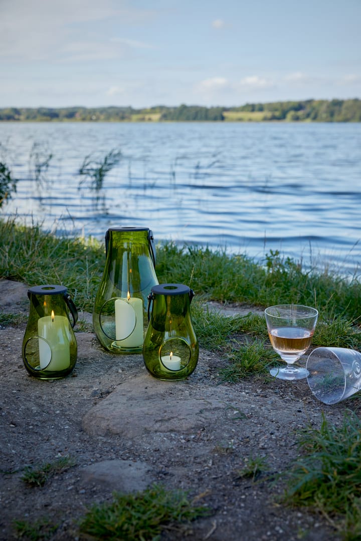 Design With Light lyslykt olivengrønn, 16,5 cm Holmegaard
