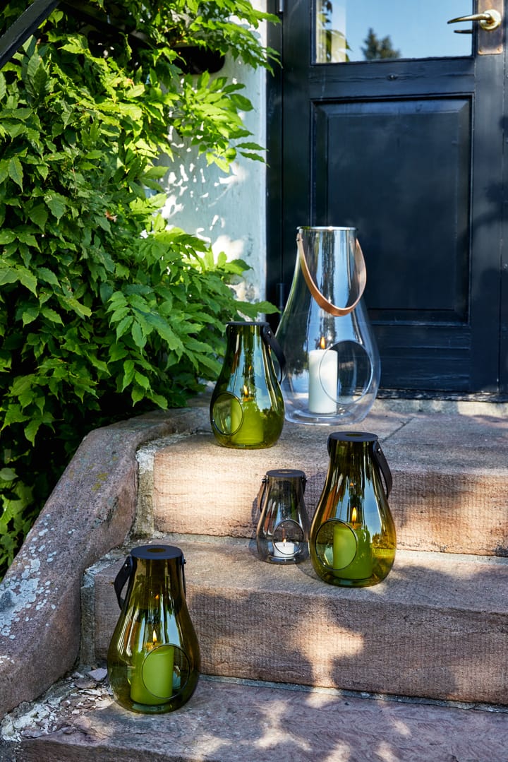 Design With Light lyslykt olivengrønn, 25 cm Holmegaard