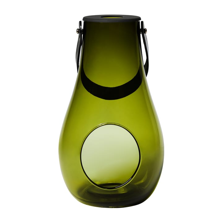 Design With Light lyslykt olivengrønn, 29 cm Holmegaard
