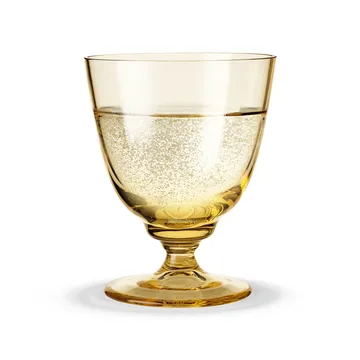 Flow glass på fot 35 cl - Amber - Holmegaard