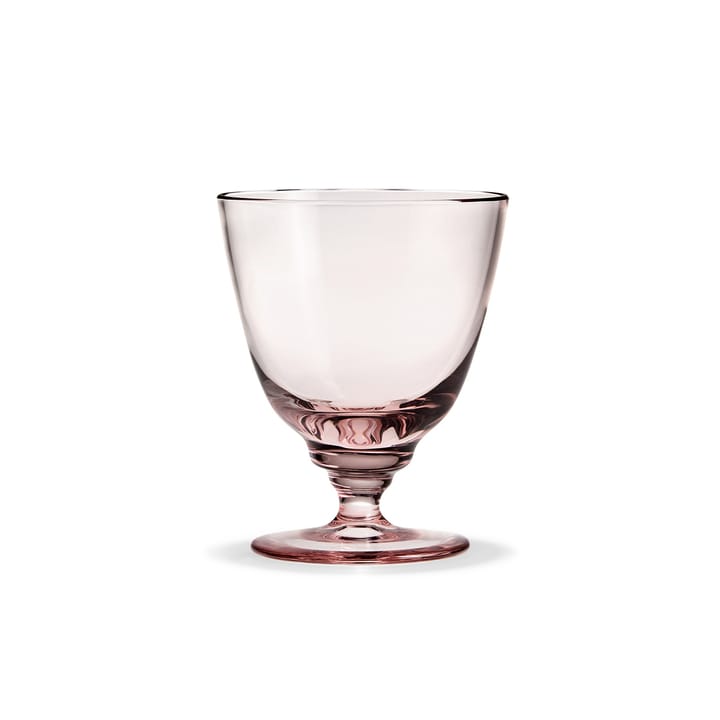 Flow glass på fot 35 cl - Rosa - Holmegaard