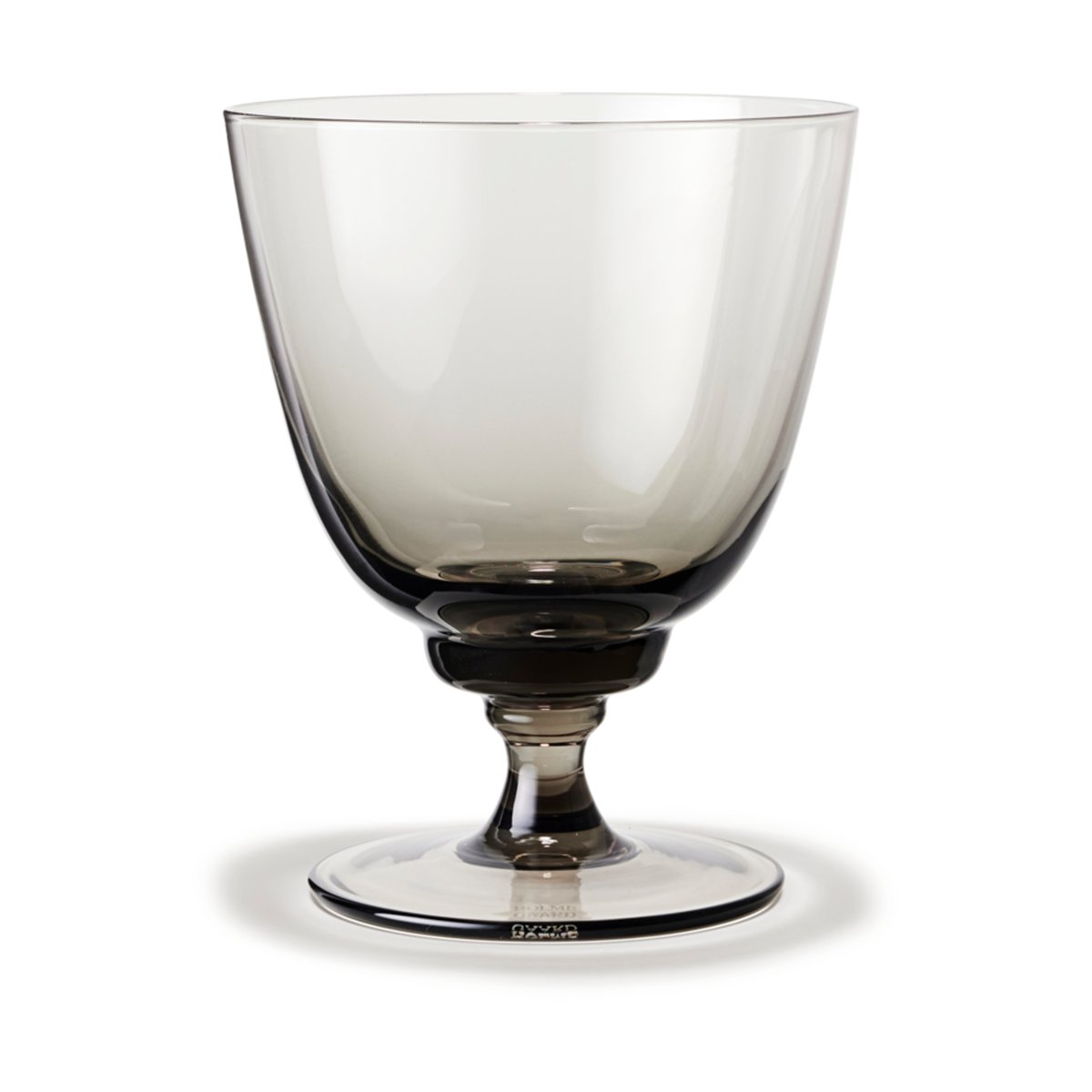 Holmegaard - Flow glass med stett 35 cl smoke