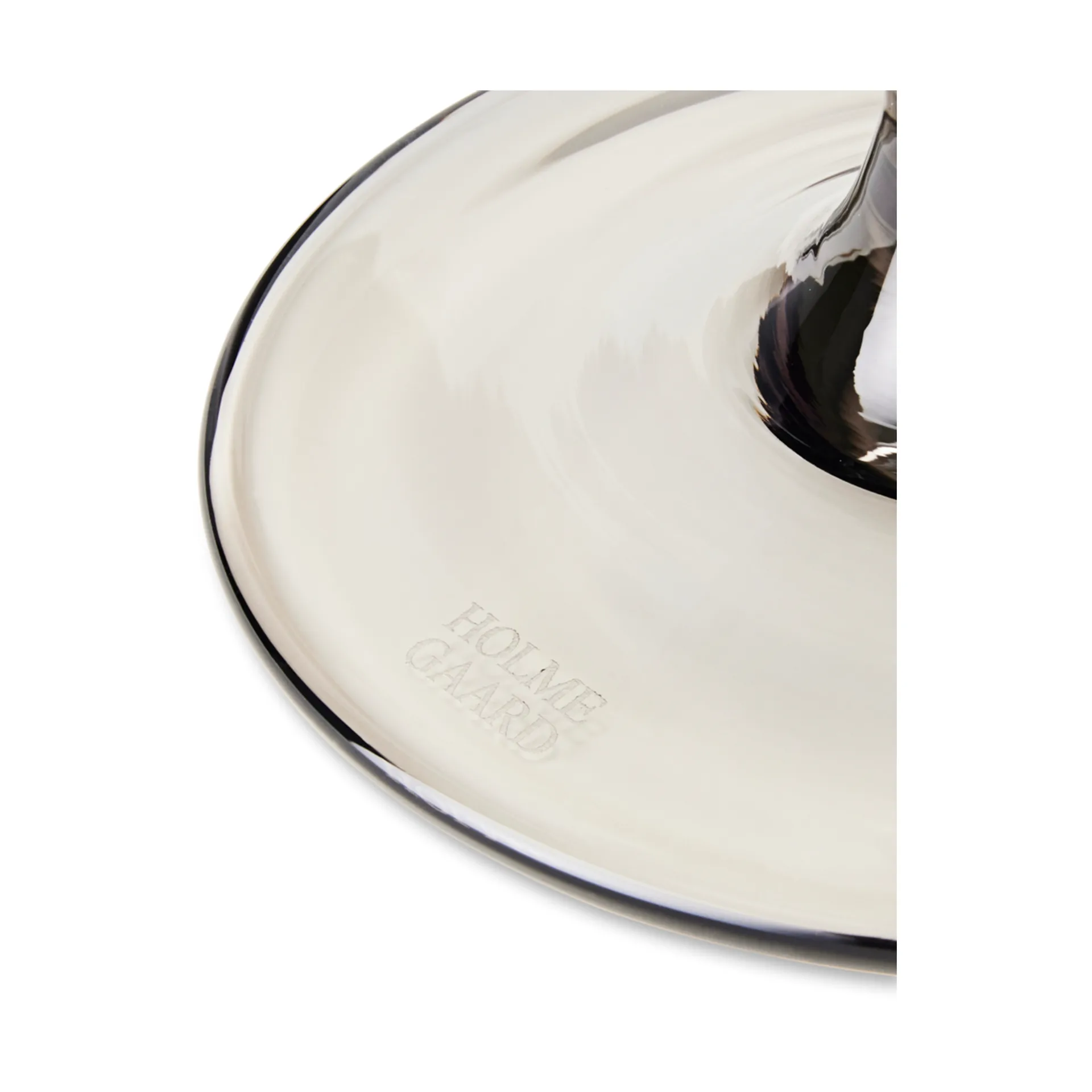 Flow glass på fot 35 cl, Smoke Holmegaard