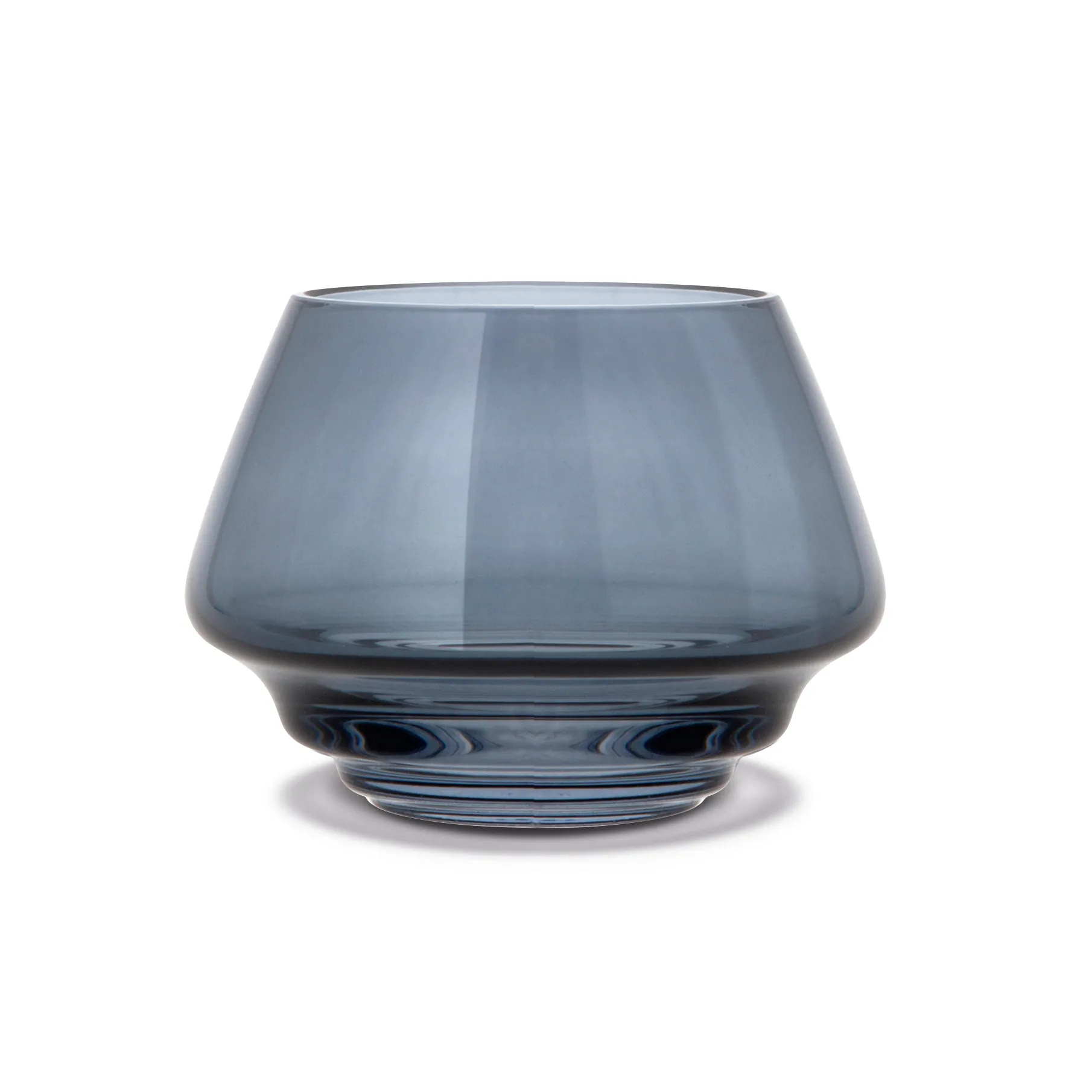 Flow telysestake Ø 10 cm, Blå Holmegaard